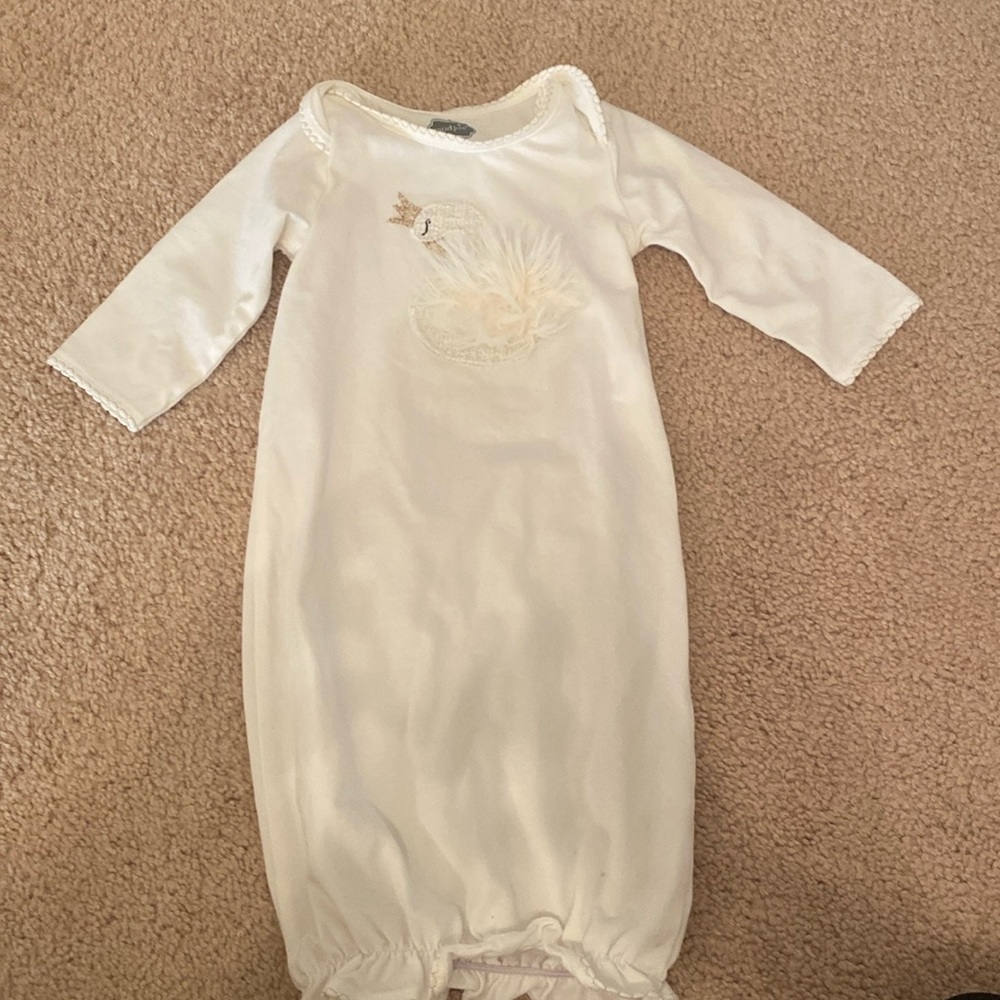 Mud pie baby gown